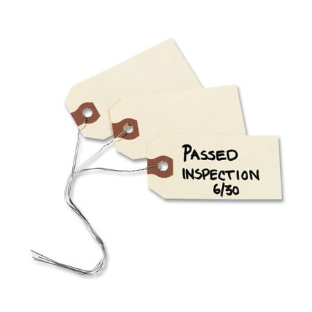 Avery Dennison Avery, Double Wired Shipping Tags, 13pt. Stock, 3 1/4 X 1 5/8, Manila, 1000PK 12602
